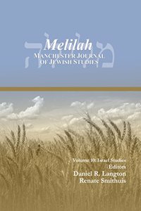 Melilah: Manchester Journal of Jewish Studies (2013)