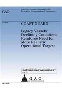 Coast Guard: Legacy Vessels' Declining Conditions Reinforce Need for More Realistic Operational Targets