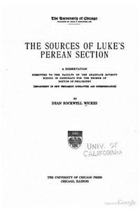 The sources of Luke's Perean section