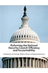 Reforming the National Security Council