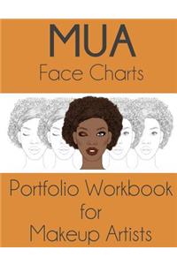 MUA Face Charts Portfolio Workbook for Makeup Artists
