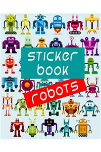 Sticker Book Robots