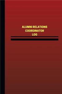 Alumni Relations Coordinator Log (Logbook, Journal - 124 pages, 6 x 9 inches)