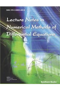 Lecture Notes in Numerical Methods of Differential Equations