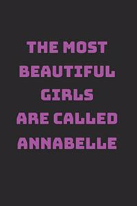 Annabelle Girl Woman Notebook