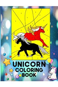 Unicorns Coloring Book