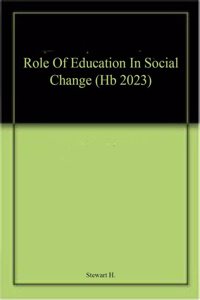 Role Of Education In Social Change (Hb 2023)