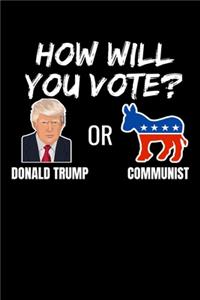 How Will You Vote? Donald Trump or Communist