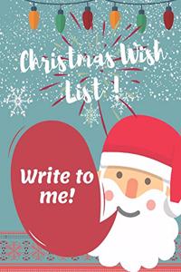 Christmas Wish List - Dear Santa - Letter to Santa
