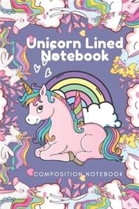 Unicorn Lined Notebook - Composition Notebook