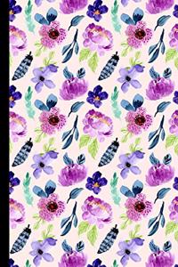 Purple Flowers Notebook