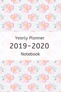 Yearly planner 2019-2020 notebook