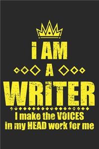I Am A Writer I Make The Voices In My Head Work For Me