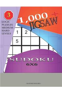 1,000 + sudoku jigsaw 6x6