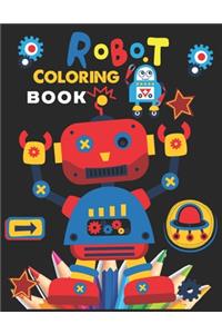 Robot coloring book