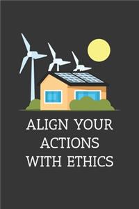 Align Your Actions With Ethics Notebook