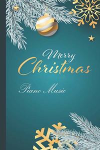 Blank Sheet Piano Music Notebook