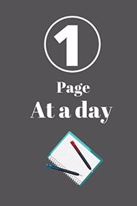 1 page at a day