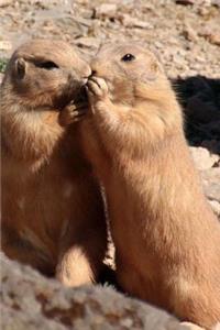 Cute Little Black Tailed Prairie Dog Pair Journal