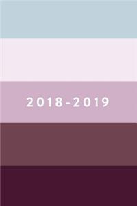 2018-2019, 18 Month Weekly & Monthly Planner - 2018-2019