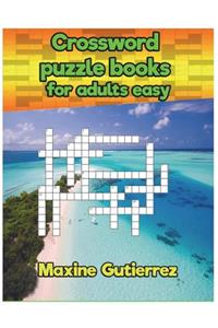 Crossword puzzle books for adults easy Relaxing Puzzles