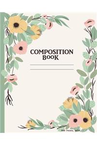 Composition Book, 100 pages 8x10