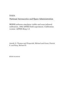Modis Airborne Simulator Visible and Near-Infrared Calibration, 1992 Astex Field Experiment. Calibration Version