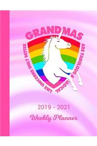 2019 - 2021 Weekly Planner