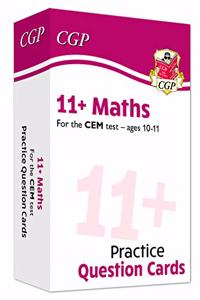 11+ CEM Maths Revision Question Cards - Ages 10-11