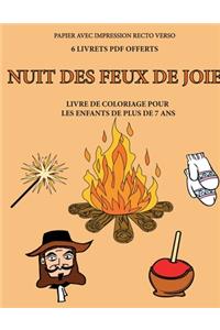 Livre de coloriage pour les enfants de plus de 7 ans (Nuit des feux de joie)