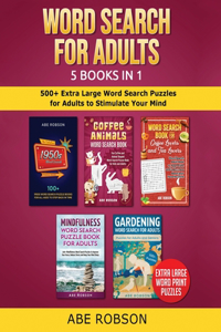 Word Search for Adults 5 Books in 1