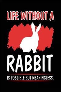 Life Without A Rabbit Is Possible But Meaningless.