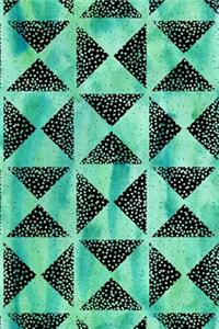 Journal Notebook Triangles With Dots Pattern 8
