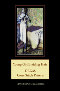 Young Girl Braiding Hair