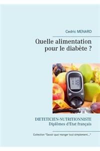 Quelle alimentation pour le diabète ?