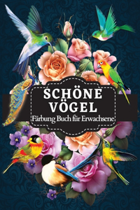 Schöne Vögel Färbung Buch für Erwachsene
