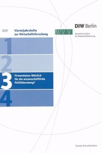 Firmendaten: Nutzlich Fur Die Wissenschaftliche Politikberatung?