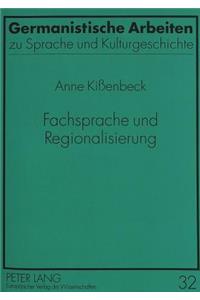 Fachsprache Und Regionalisierung