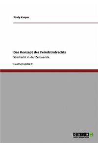 Das Konzept des Feindstrafrechts