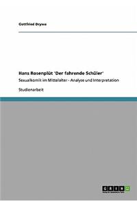 Hans RosenplÃ¼t 'der Fahrende SchÃ¼ler'
