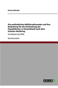 ausländischen Militärradiosender und ihre Bedeutung für die Entwicklung der Populärkultur in Deutschland nach dem Zweiten Weltkrieg
