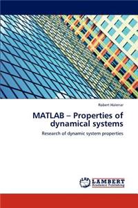 MATLAB - Properties of dynamical systems