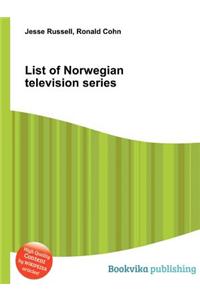 List of Norwegian Television Series