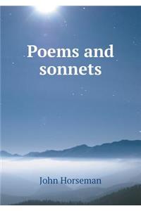 Poems and sonnets