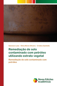 Remediação de solo contaminado com petróleo utilizando extrato vegetal