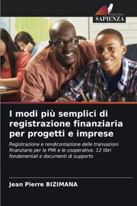 I modi più semplici di registrazione finanziaria per progetti e imprese