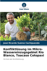 Konfliktlösung im Mikro-Wassereinzugsgebiet Rio Blanco, Toacaso Cotopaxi