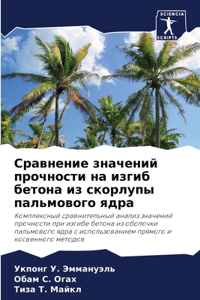 Сравнение значений прочности на изгиб бет