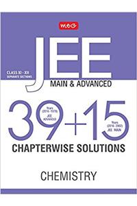 39 + 15 Years Chapterwise Solutions Chemistry for JEE (Adv + Main)