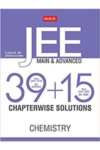 39 + 15 Years Chapterwise Solutions Chemistry for JEE (Adv + Main)